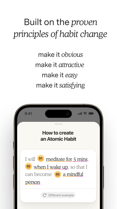 Atoms - from Atomic Habits Screenshot