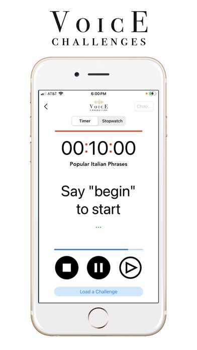 Voice Challenge Screenshot