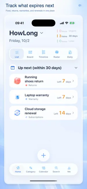HowLong: Time Left screenshot 1