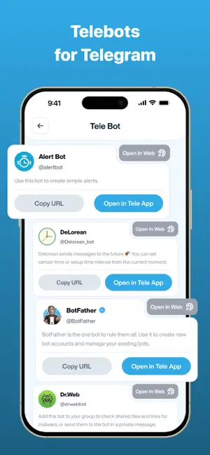Telegram Plus ~ Dual Messenger iPhone screenshot 2