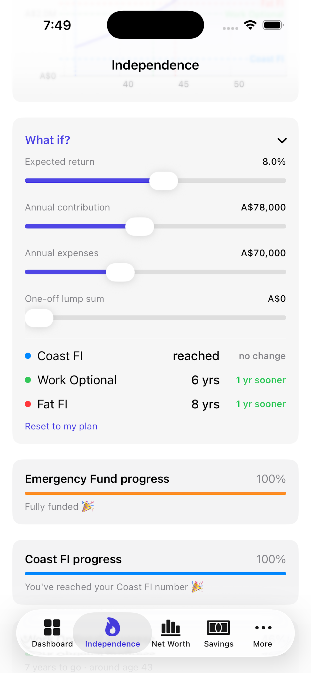 Haven - Net Worth & FI Planner screenshot 7