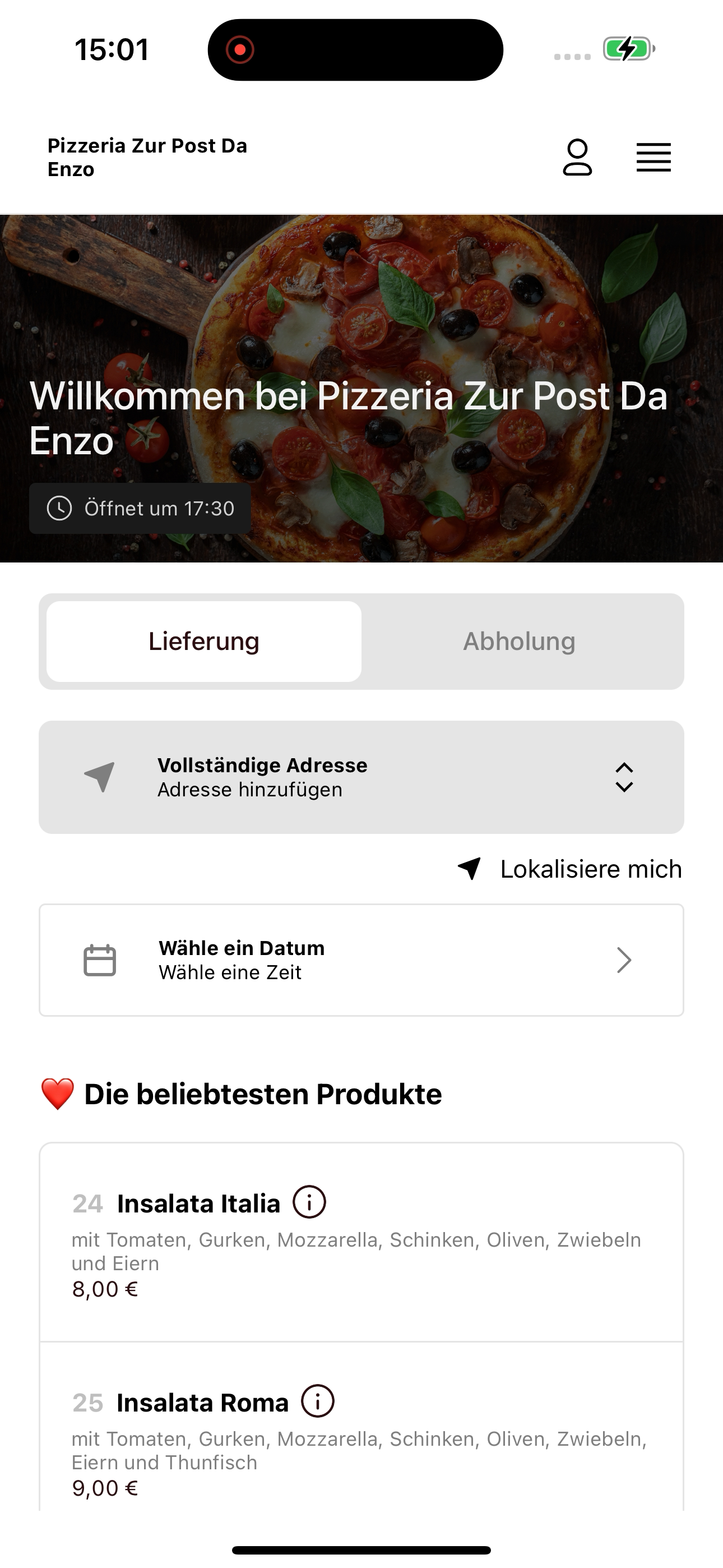 Pizzeria Zur Post Da Enzo screenshot 3