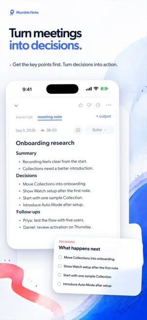 Mumble Note: AI Note Taker screenshot 3