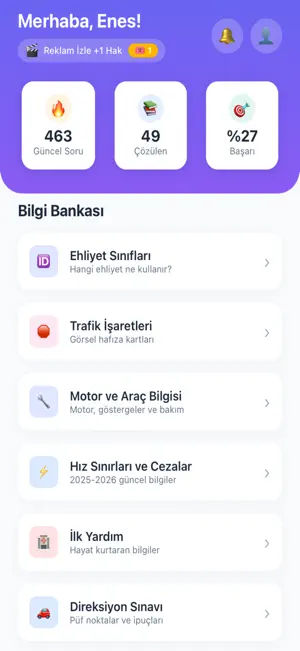 Ehliyet al 2026 screenshot 2