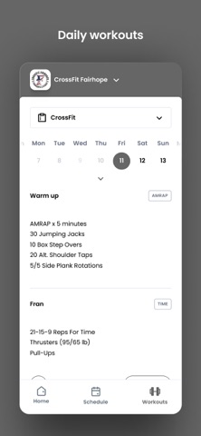 CrossFit Fairhope iPhone screenshot