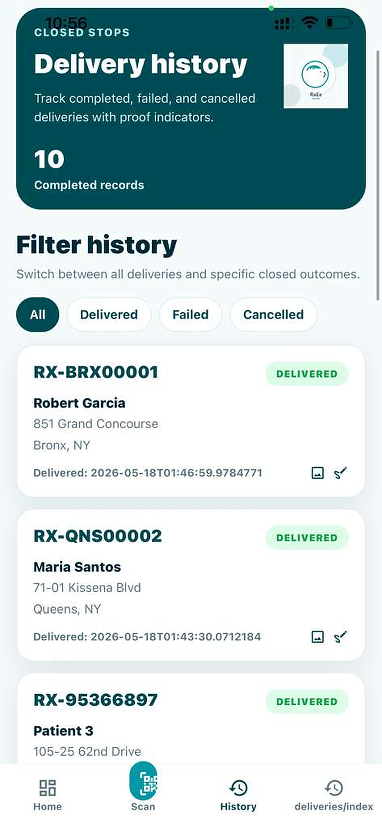 RxEx Driver screenshot 3