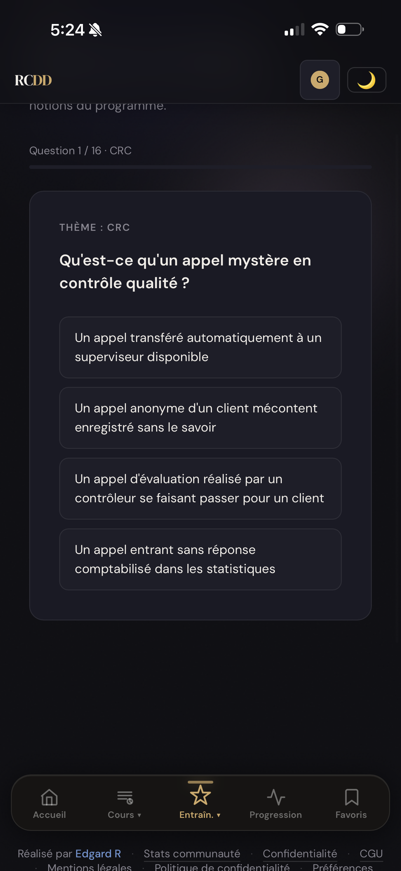 RCDD - Révision BTS NDRC