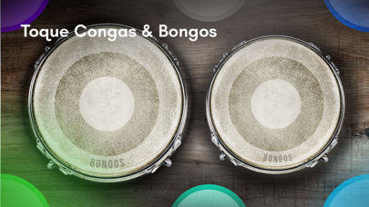 Congas & Bongos: kit percussão iPhone screenshot 2