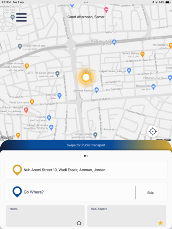Sayr by RAKTA iPad screenshot 4 - Travel app