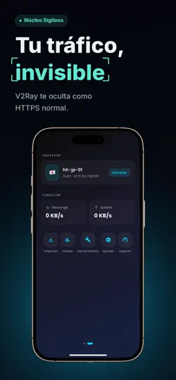 Captura de pantalla de Ratatosk VPN: Proxy Privado en iPhone 3