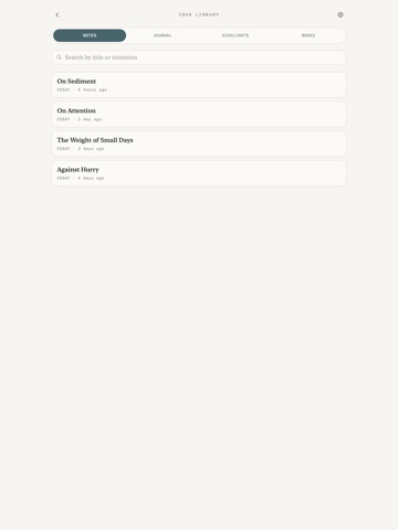Silt: Writing iPad screenshot