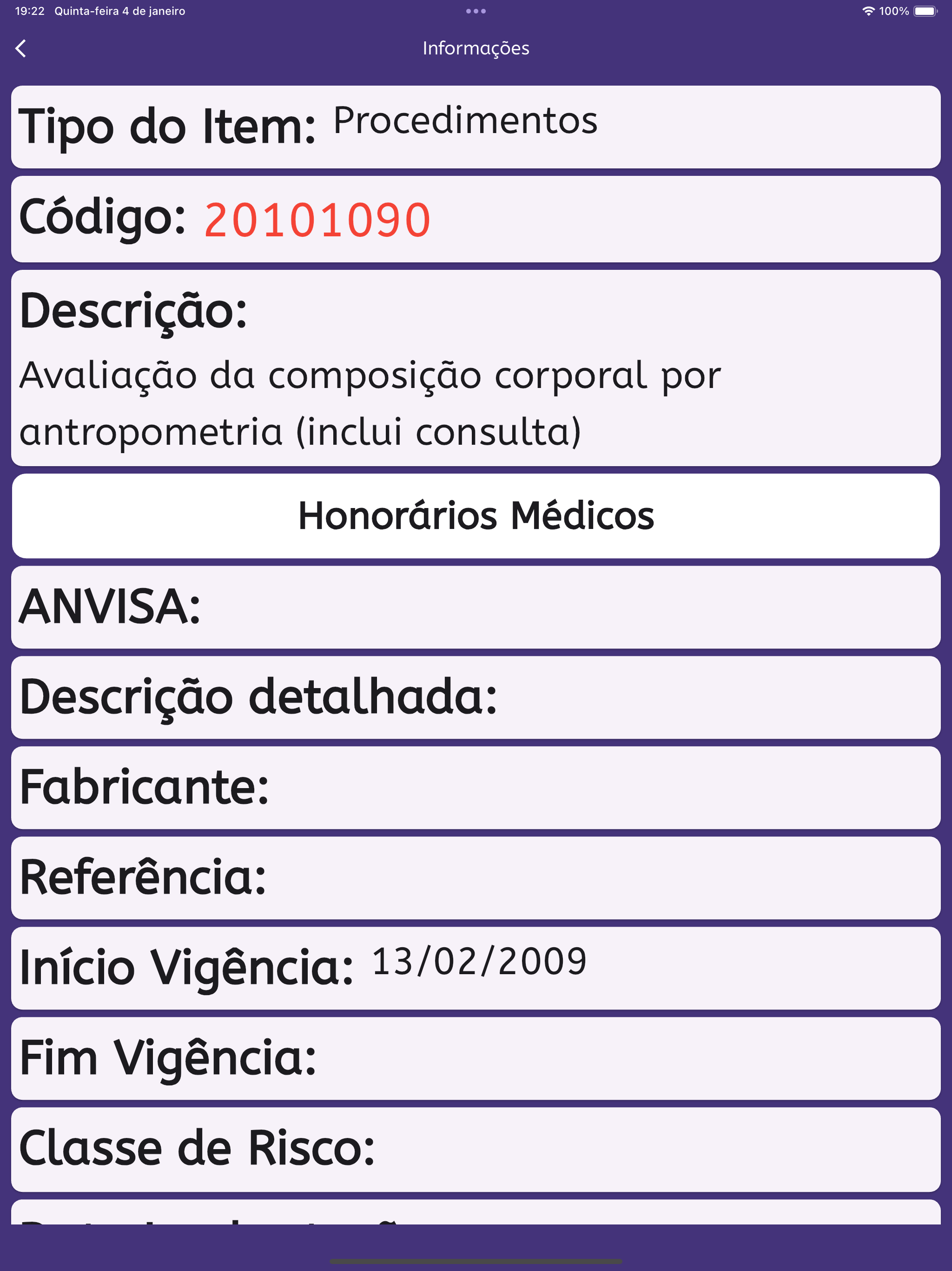 Busca TUSS