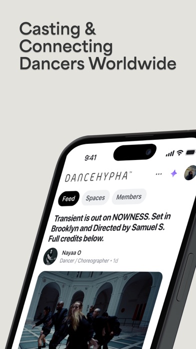 Screenshot 1 of DanceHypha App