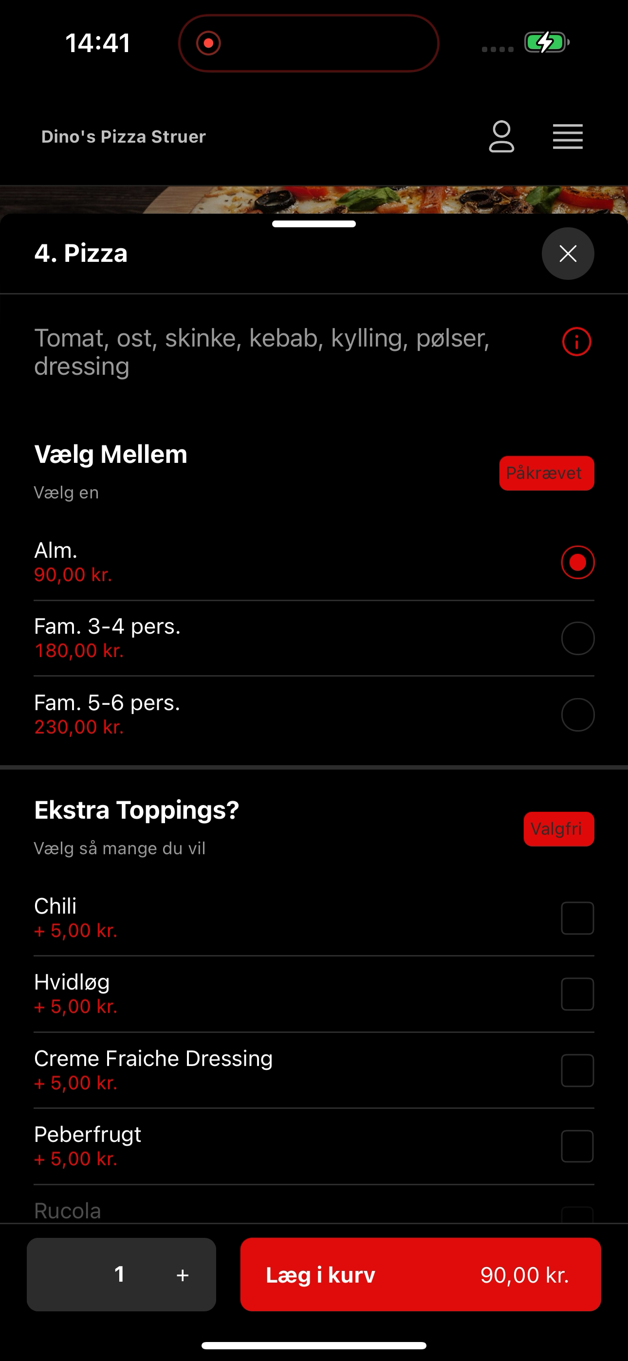 Dino's Pizza Struer DK screenshot 8