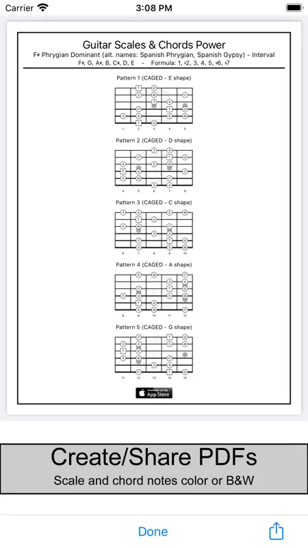 Guitar Scales & Chords Power screenshot 8 of 9