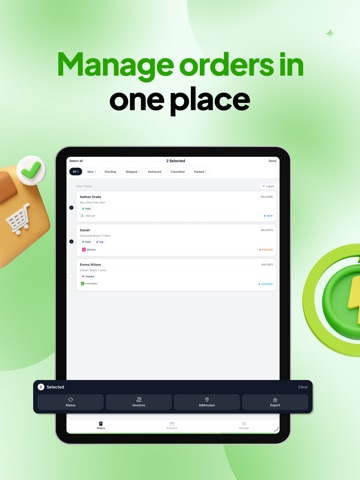 Orders: Sell on WhatsApp & IG iPad screenshot
