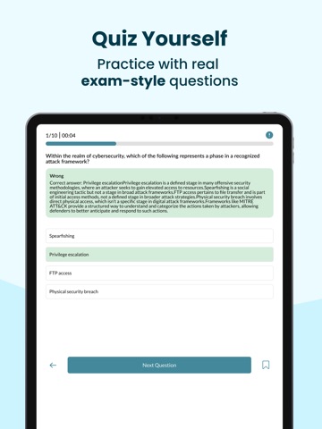 EN COUNCIL CEH EXAM PREP 2026 iPad screenshot