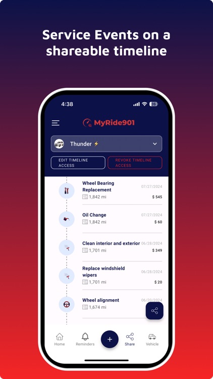 MyRide901 - Car Info Manager