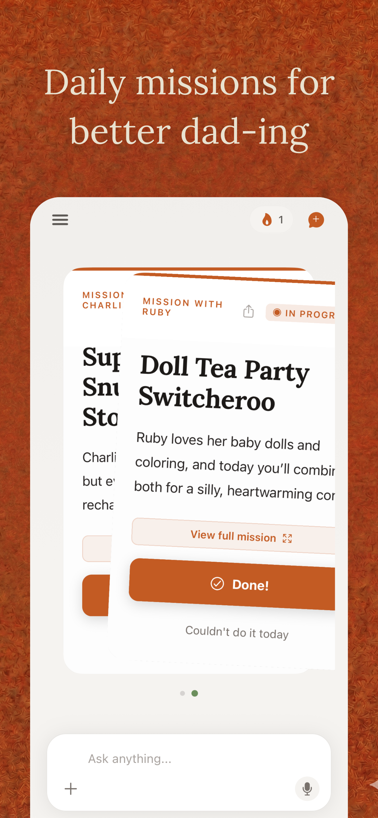 Fathers.ai - Dad Parenting App