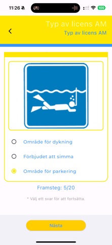 Körkorttesten - Körkort i SE iPhone screenshot