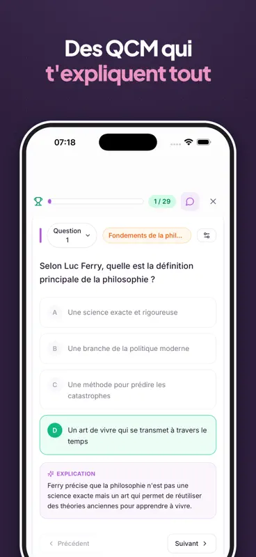Oria Notes – Réviser avec l'IA screenshot 2 of 5