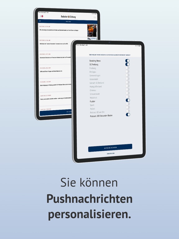 BZ-Smart: Nachrichten iPad screenshot 4 - News app