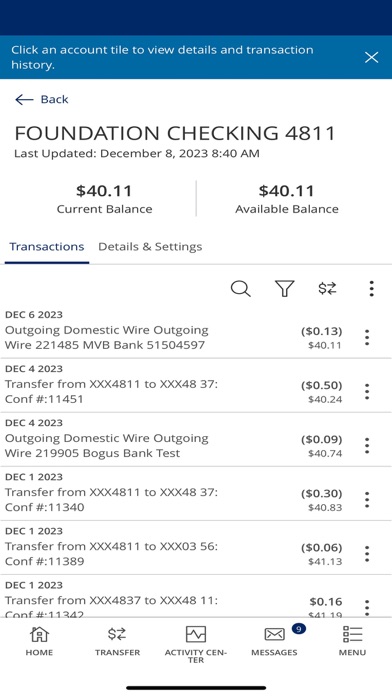 App screenshot