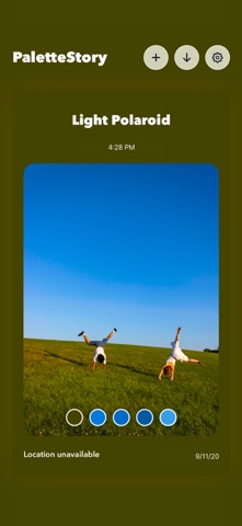 PhotoPalette: Story Cards iPhone screenshot