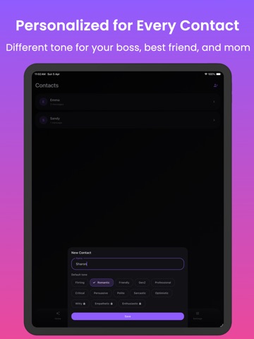 ReplyCraft -AI Reply Assistant iPad screenshot