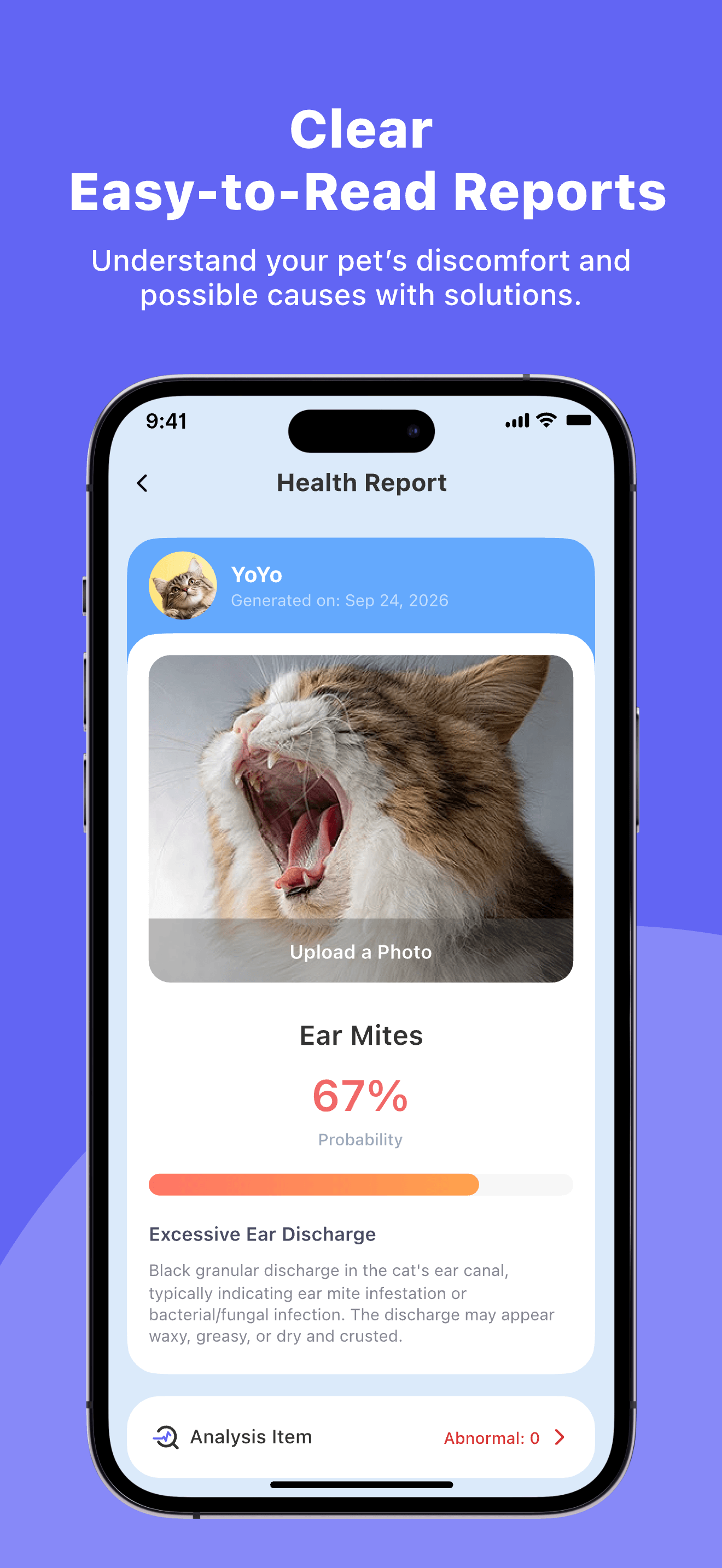 Pet Well:AI Vet Health Tracker