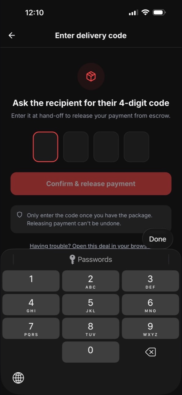 iPhone screenshot
