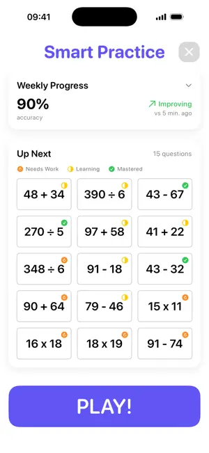 Mental Math Fun: Times Tables screenshot 3