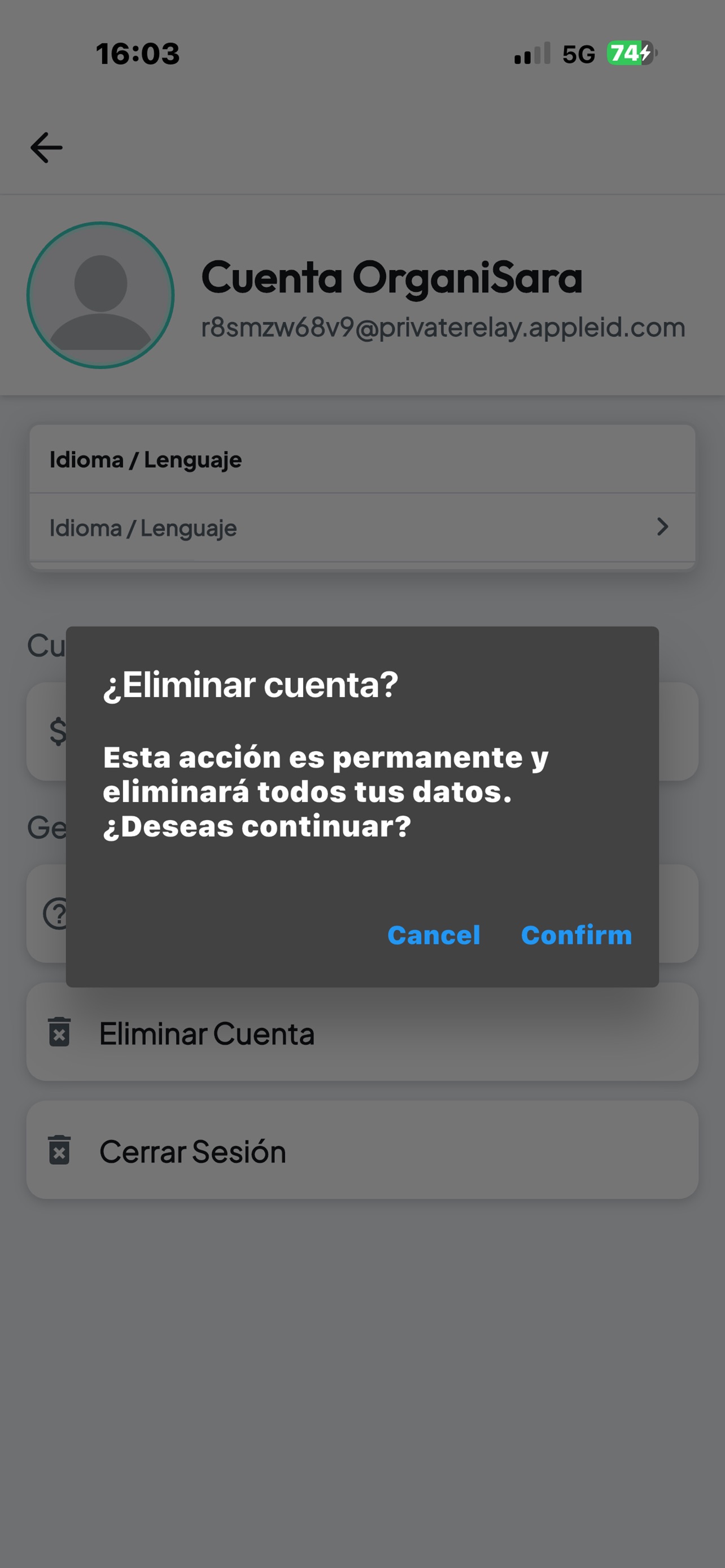 Screenshot 1 of OrganiSara