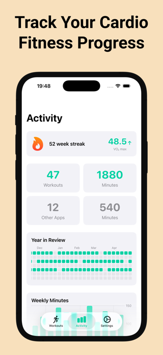 Tabata & HIIT Timer - PEAKVO2 Screenshot 5 of 6