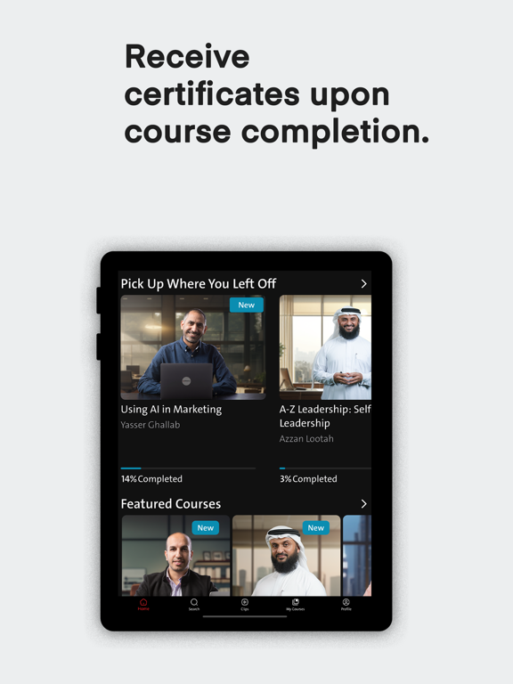 almentor: Online Courses iPad screenshot 4 - Education app