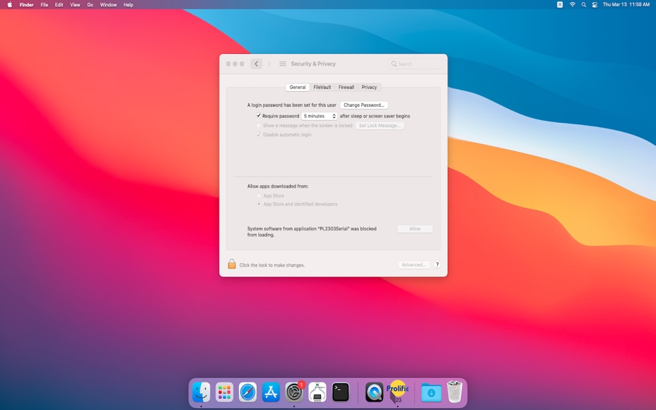 #3. PL2303 Serial (macOS) 由: Prolific Technology Inc.