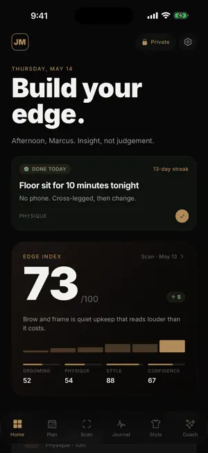 JIGGO: Men's Edge Coach screenshot 1