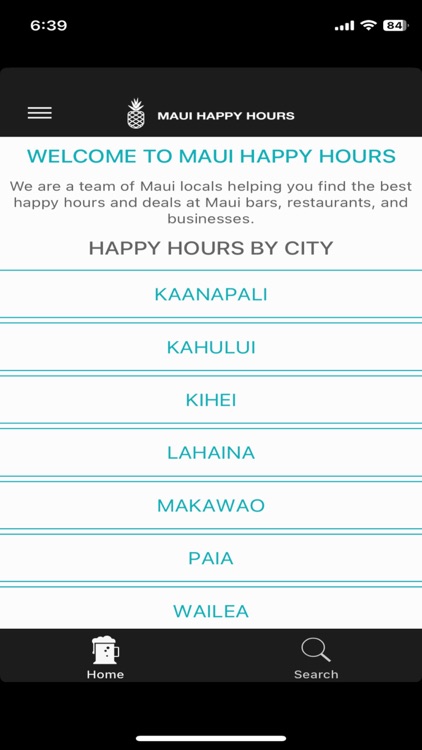 Maui Happy Hours