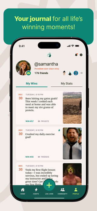 Winable: Winning Habit Tracker Screenshot 7 of 8
