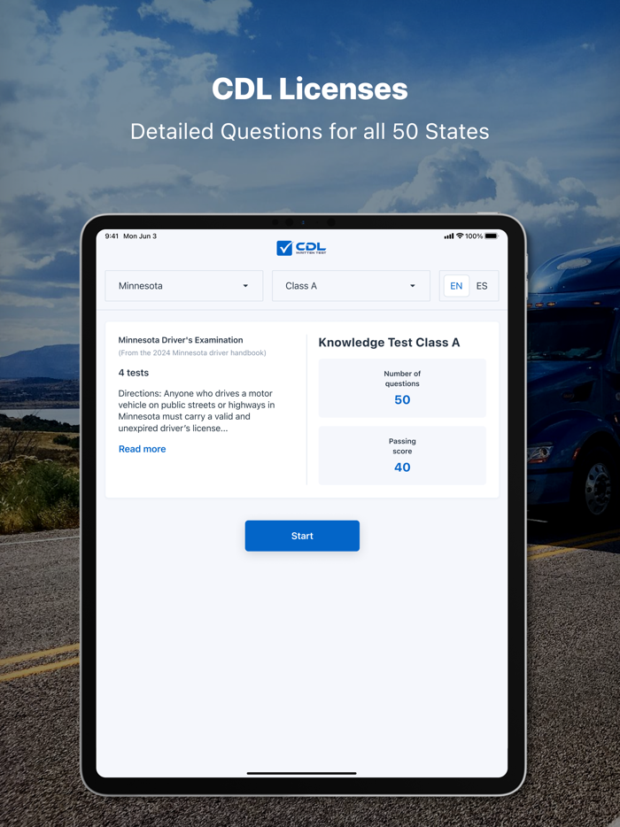 CDL Practice Written Test