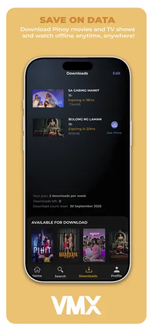 Vivamax (VMX) iPhone screenshot 3
