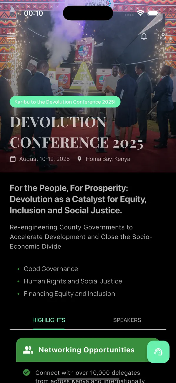 #2. Devolution Conference (iOS) Von: Samuel Murani