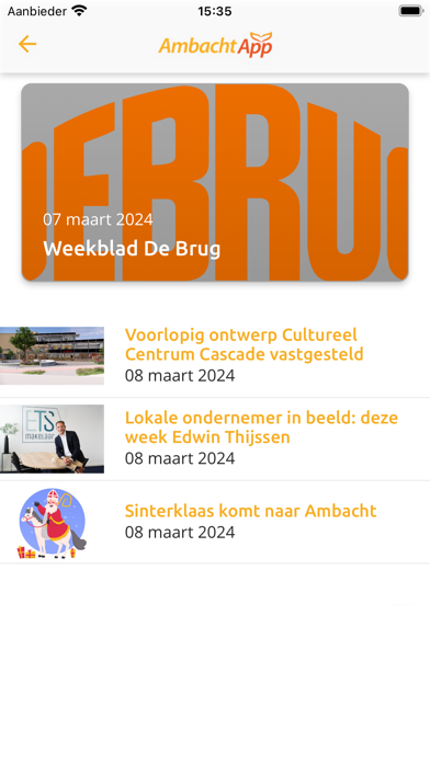 AmbachtApp Screenshot