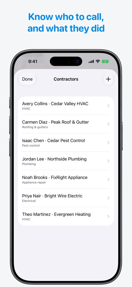 Home Maintenance planner: Tobi screenshot 6