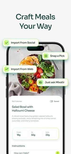 Mixstir: AI Meal Planner screenshot 1