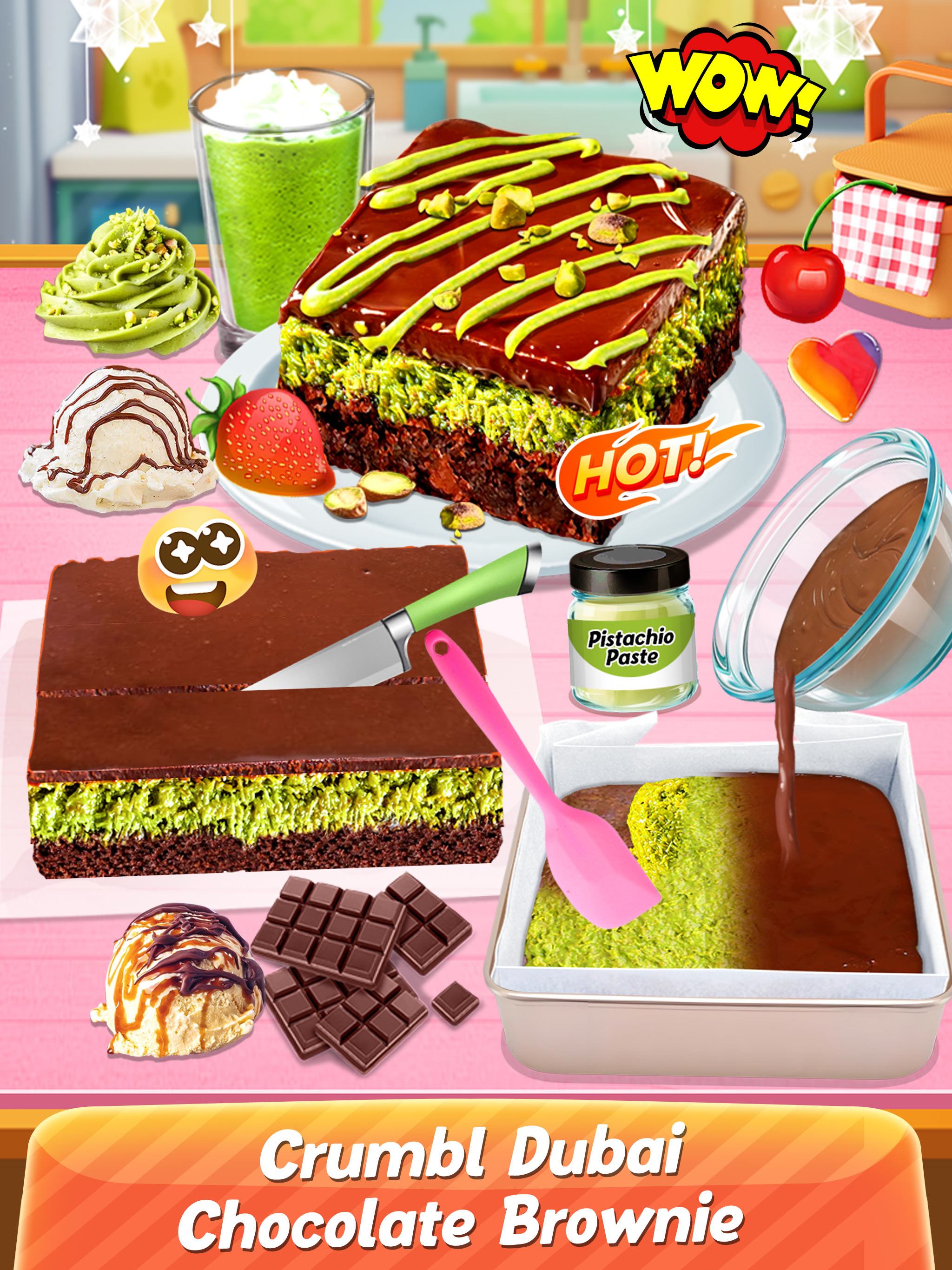 Ice Cream Chocolate Brownie