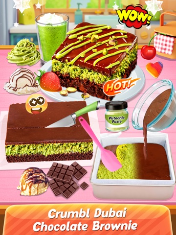 Ice Cream Chocolate Brownie iPad screenshot
