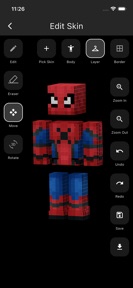 Skin Editor for Minecraft MCPE screenshot
