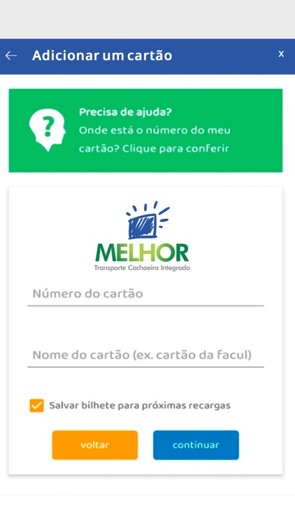 Cartão Melhor