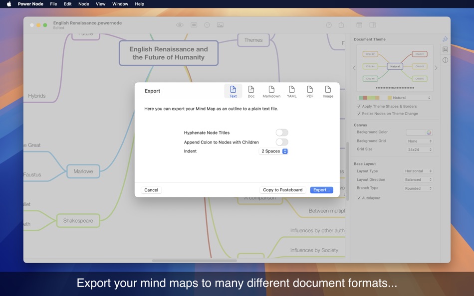 #4. Power Node - Mind Map (macOS) 由: Suborbital Softworks Ltd.